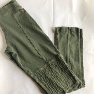 435 by Matilda Jane Army Green Moto Leggings